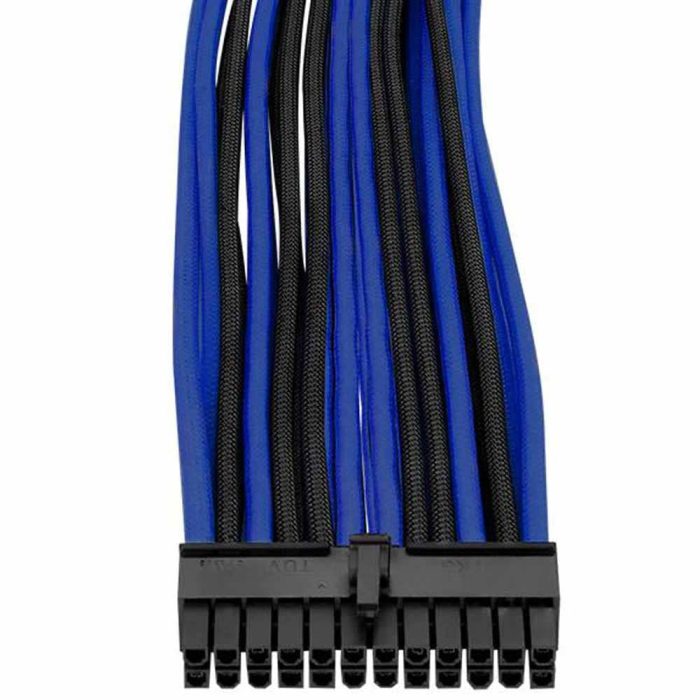 Siyah Power Supply Sleeved Kablo Seti 16 AWG 8