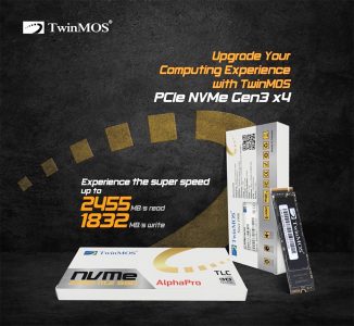 TwinMOS M.2 PCIe NVMe SSD 2455Mb 1832Mb s 3DNAND 1