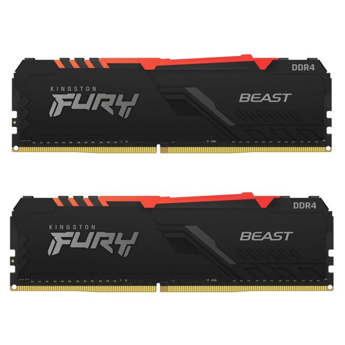 Kingston 16GB 2x8GB Fury Beast RGB DDR4 1